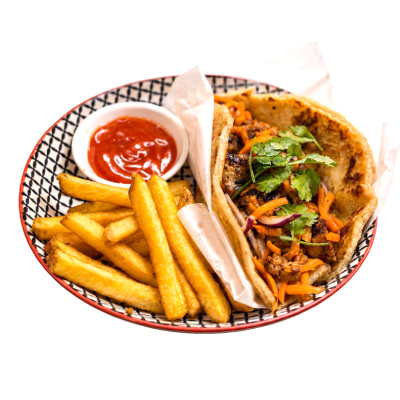 Hawker Roll With Fries